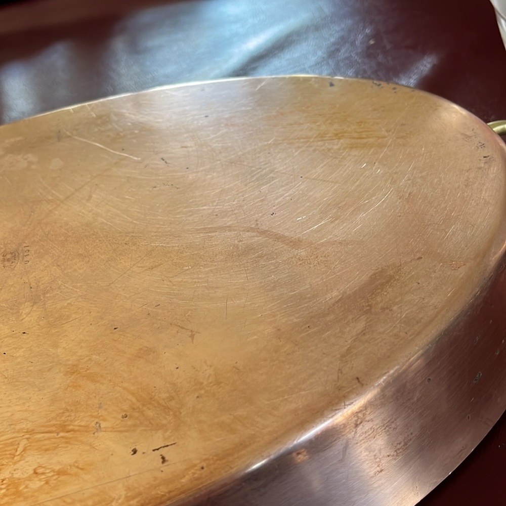 Vintage Italian Copper Oval Fish Pan - Picture 14 of 16